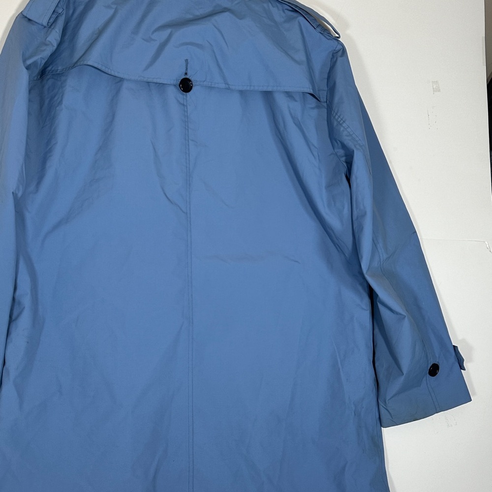 Disney Worldwide Unisex Cast Member Blue Trench Jacket Size XL Employee Coat - Picture 15 of 16